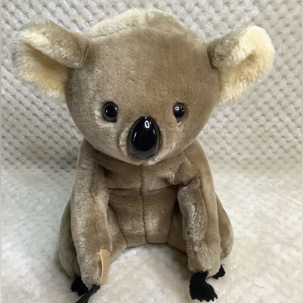 Vintage R DAKIN and Co 1978 Plush Koala Bear Stuffed Animal Toy Hook Loop Hands